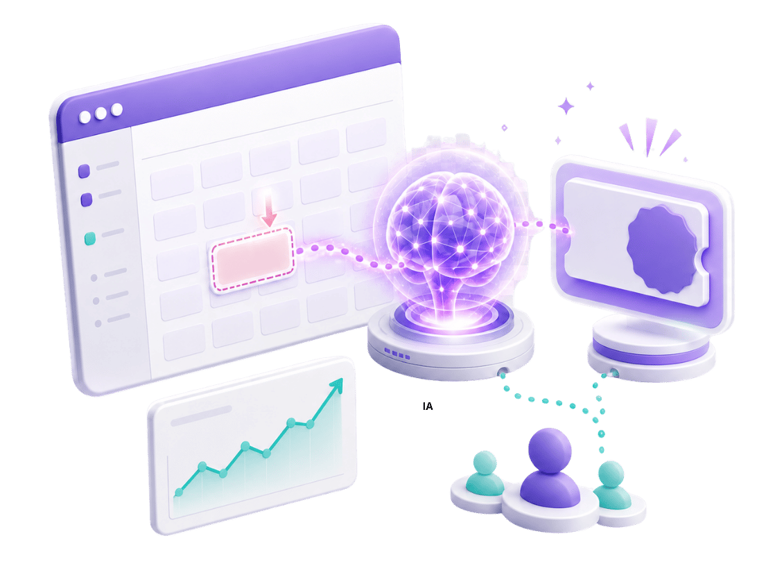 Painel de promoções automáticas com IA no Buzke